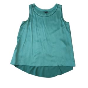 Lafayette 148 New York green silk top 2